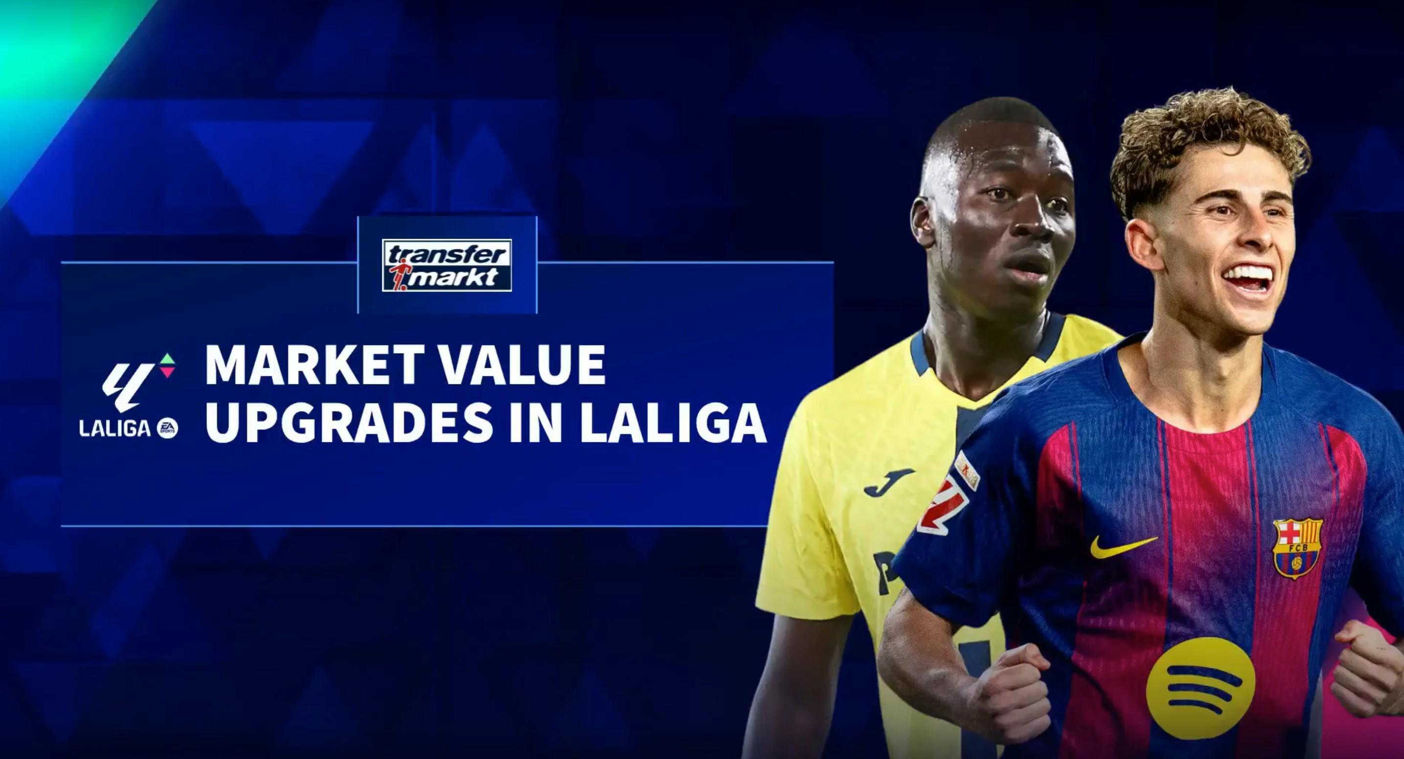 开云综合服务-西甲身价涨幅前10：费尔明第1，贝尔纳尔、皮塔奇、佩德里上榜